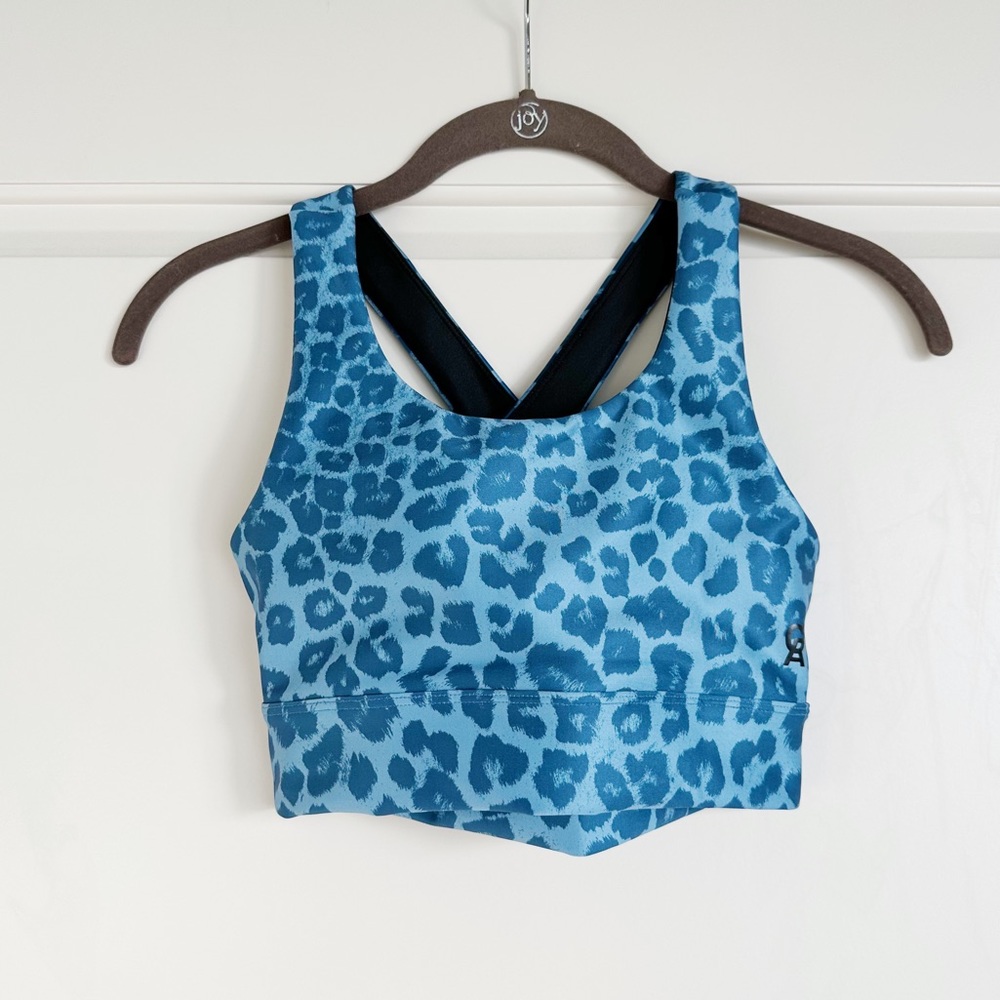 The Good American Leopard Bra